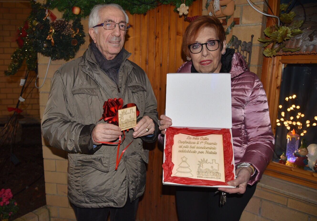 Il pi bel condominio di Ostia addobbato per Natale